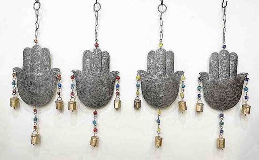 [1675647] MOBILE MAIN DE FATIMA MÉTAL 38 CM